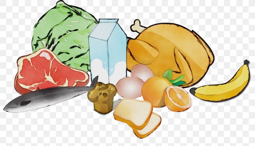 Food Group Clip Art Vegan Nutrition Vegetarian Food Vegetable, PNG, 800x469px, Watercolor, Food, Food Group, Fruit, Paint Download Free