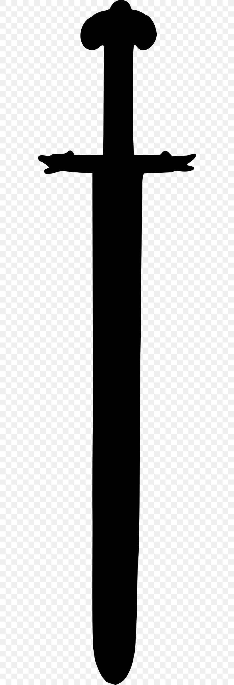 Silhouette Classification Of Swords Viking Sword, PNG, 553x2400px, Silhouette, Black, Black And White, Classification Of Swords, Combat Download Free