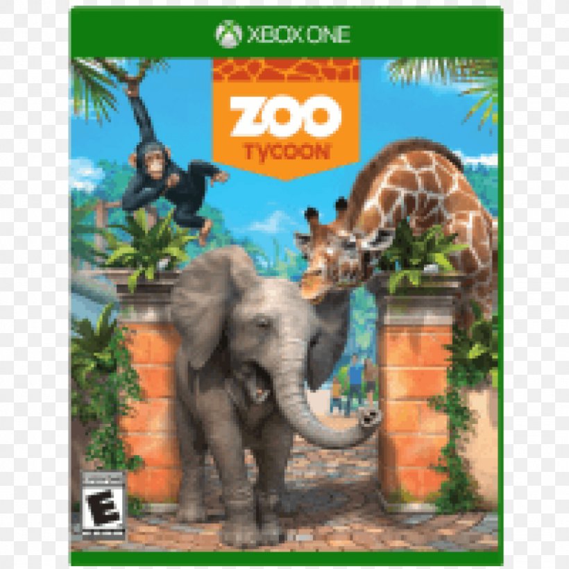 Zoo Tycoon Xbox 360 Minecraft Xbox One Video Game, PNG, 1024x1024px, Zoo Tycoon, African Elephant, Ecosystem, Elephant, Elephants And Mammoths Download Free