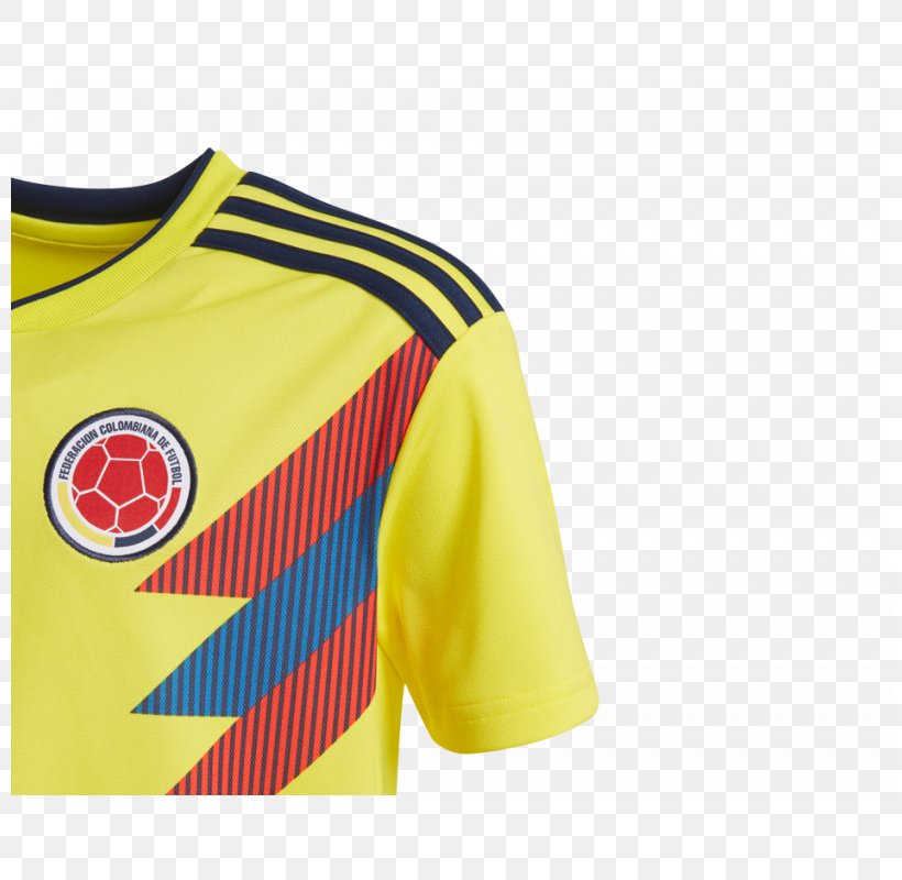 2018 World Cup Colombia National Football Team T-shirt Adidas Japan National Football Team, PNG, 800x800px, 2018 World Cup, Active Shirt, Adidas, Brand, Colombia National Football Team Download Free
