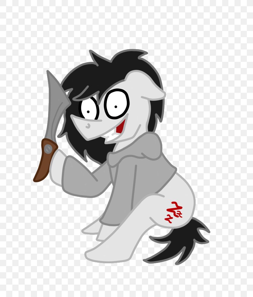 Pony Jeff The Killer Horse Cartoon, PNG, 720x960px, Watercolor, Cartoon, Flower, Frame, Heart Download Free
