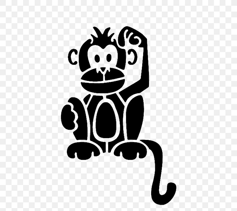 Stencil Ape Monkey Silhouette, PNG, 800x730px, Stencil, Airbrush, Ape, Banksy, Black Download Free