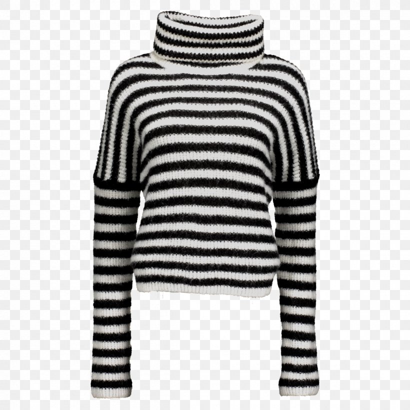 Long-sleeved T-shirt Sweater Long-sleeved T-shirt Zipper, PNG, 1200x1200px, Tshirt, Black And White, Clothing, Crop Top, Fashion Download Free