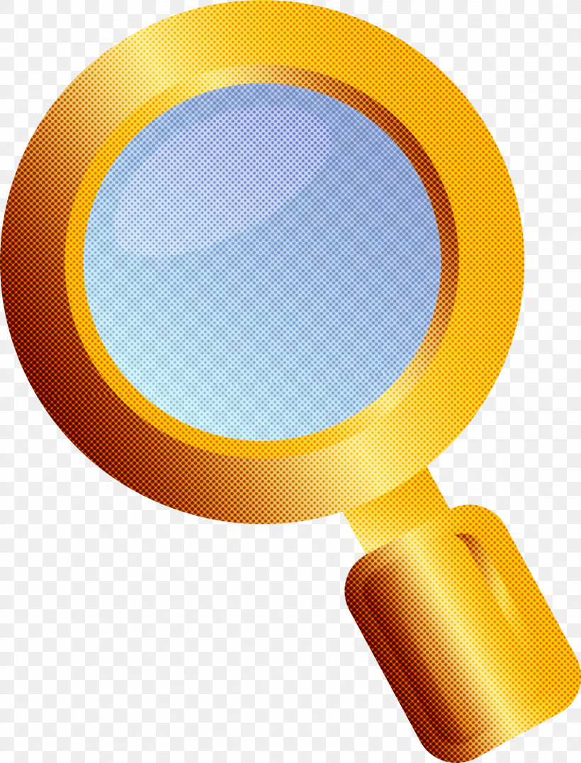 Magnifying Glass Magnifier, PNG, 2283x3000px, Magnifying Glass, Circle, Magnifier, Makeup Mirror, Yellow Download Free
