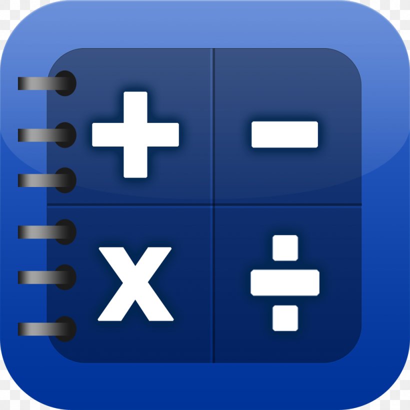 Mathematics Calculation Arithmetic Clip Art, PNG, 1024x1024px, Mathematics, Arithmetic, Blue, Calculation, Division Download Free