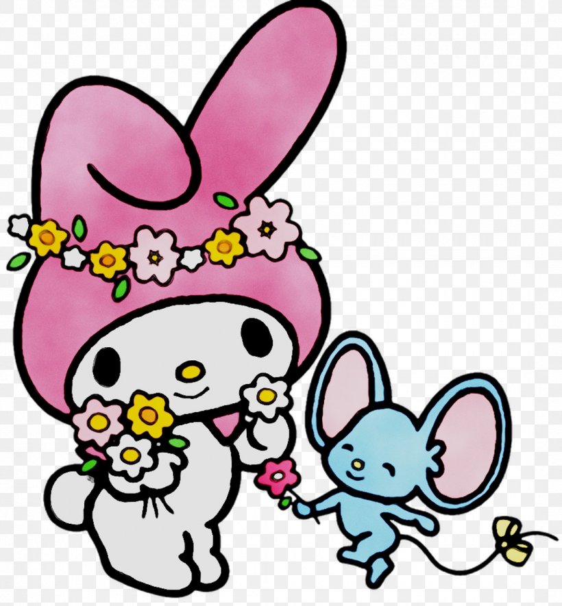 Rabbit My Melody Hello Kitty Sanrio Purin, PNG, 1080x1166px, Rabbit, Animal Figure, Birthday, Cartoon, Character Download Free
