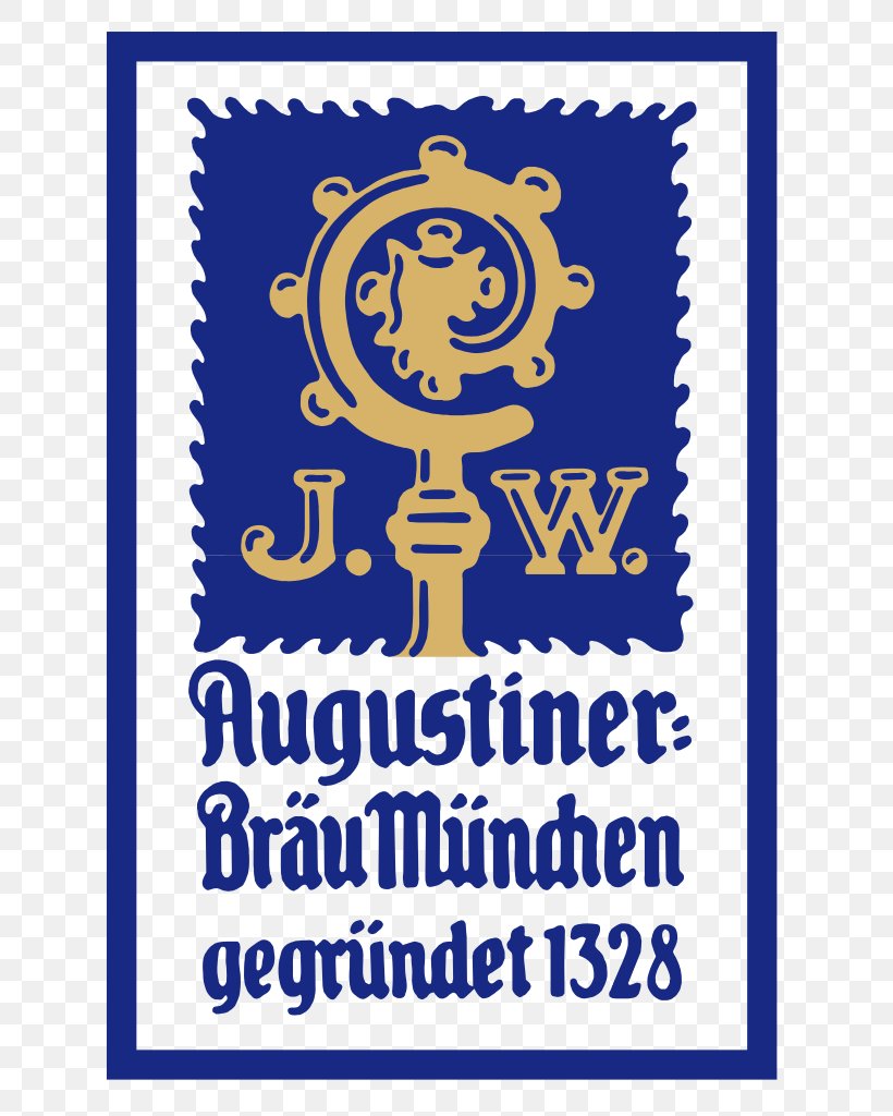 Augustiner-Bräu Beer Augustiner-Keller Augustiner Weissbier Augustiner Maximator, PNG, 681x1024px, Beer, Area, Blue, Brand, Brewery Download Free