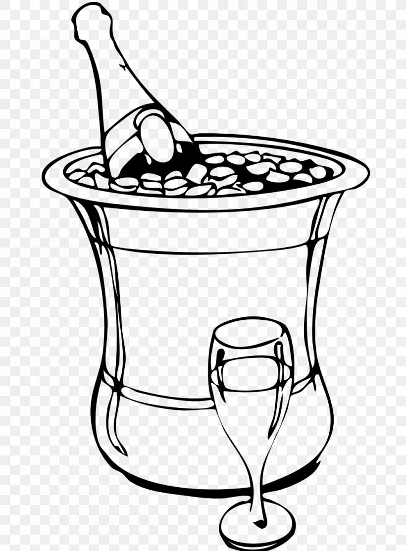 Champagne Glass Sparkling Wine Clip Art, PNG, 999x1356px, Champagne, Alcoholic Drink, Artwork, Black And White, Bottle Download Free