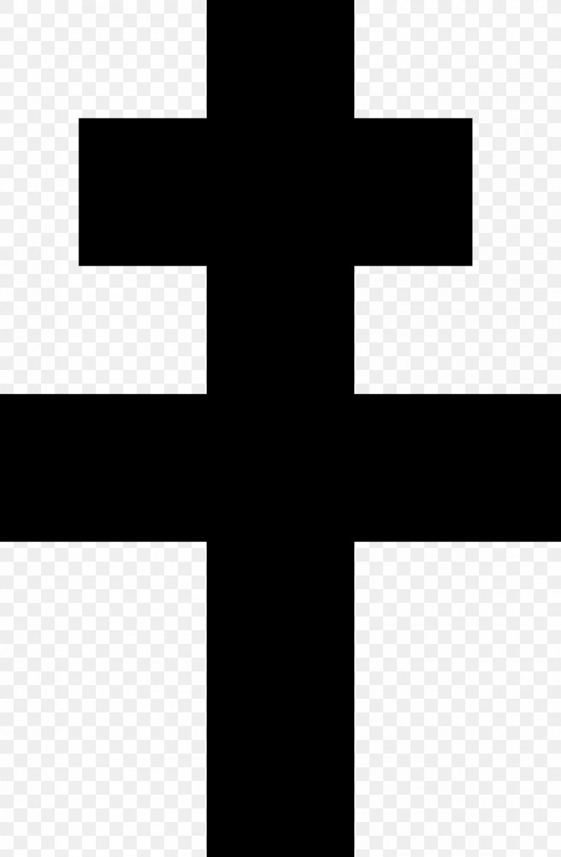 Cross Of Lorraine Patriarchal Cross Crosses In Heraldry, PNG, 1200x1832px, Lorraine, Arrow Cross, Black, Black And White, Christian Cross Download Free