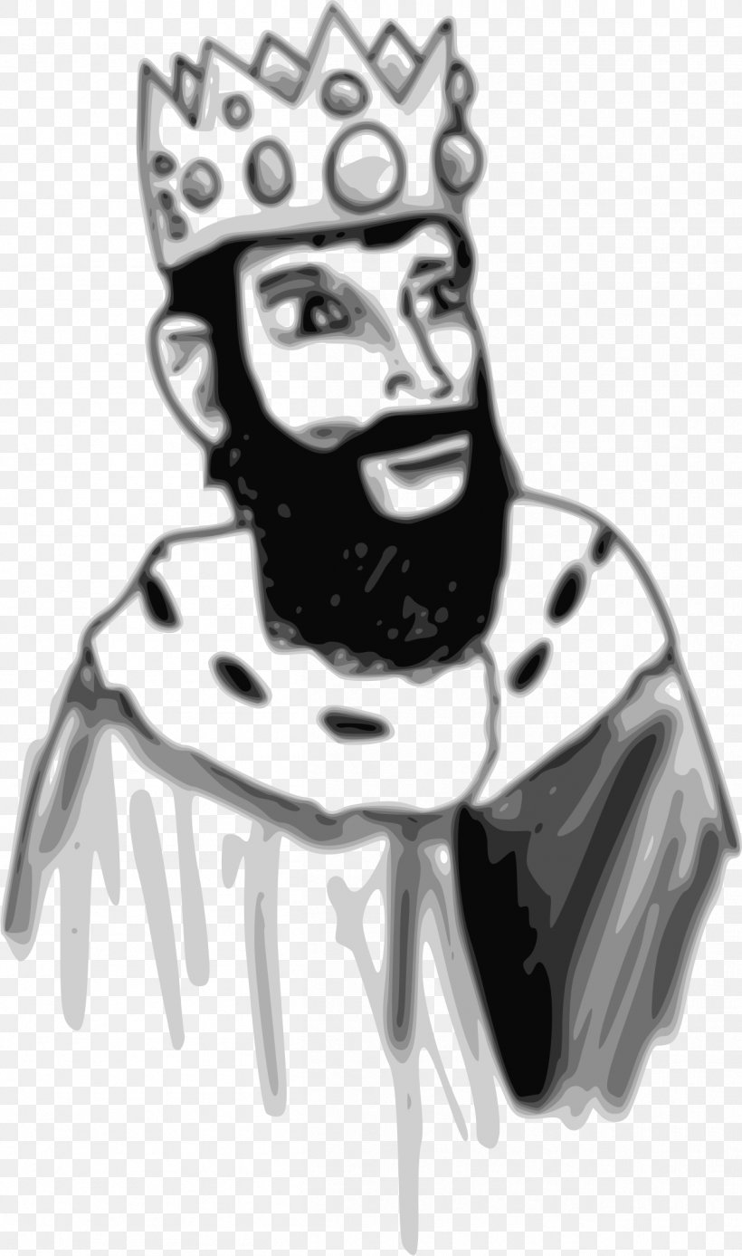 King Drawing Black And White Clip Art, PNG, 1255x2123px, King, Art, Black And White, Cartoon, Crown Download Free