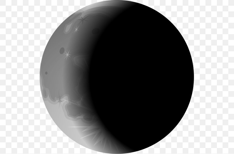 Southern Hemisphere Lunar Phase Moon Crescent, PNG, 541x541px, Southern Hemisphere, Astronomical Object, Atmosphere, Black, Black And White Download Free