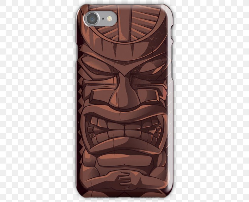 Tiki Culture IPhone 8 Sculpture Totem Pole, PNG, 500x667px, Tiki, Brown, Fictional Character, Hawaiian, Iphone Download Free