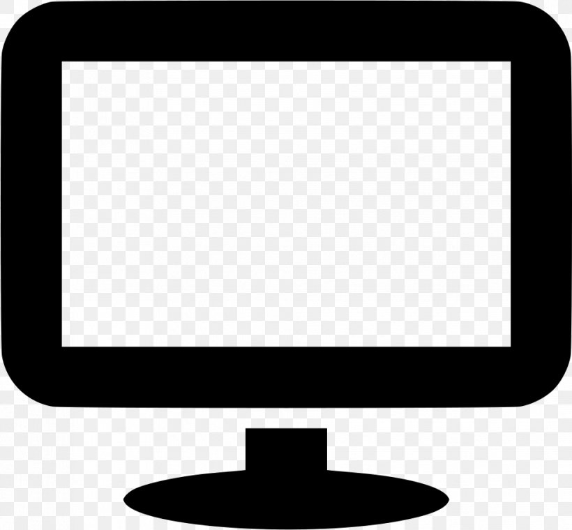 Computer Monitors Clip Art Personal Computer, PNG, 981x910px, Computer Monitors, Area, Black And White, Computer, Computer Font Download Free