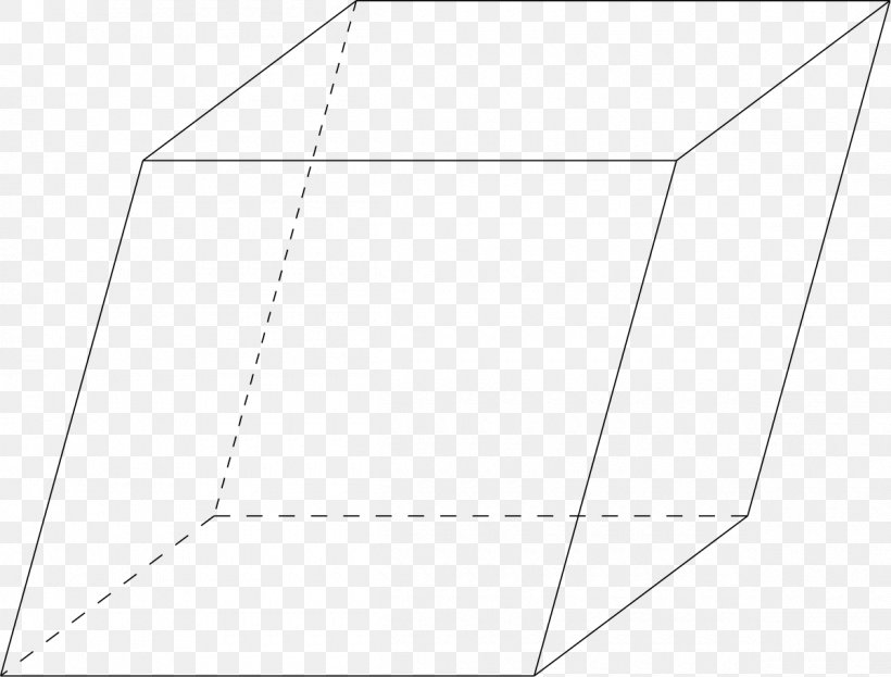 Parallelepiped Rhomboid Geometry Parallelogram Shape, PNG, 1200x913px, Parallelepiped, Area, Black And White, Diagram, Face Download Free