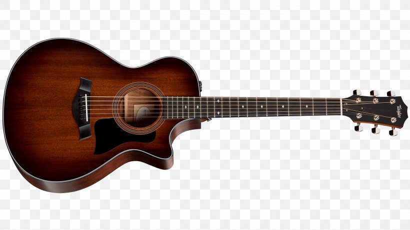 Taylor Guitars Twelve-string Guitar Steel-string Acoustic Guitar, PNG, 2400x1352px, Watercolor, Cartoon, Flower, Frame, Heart Download Free