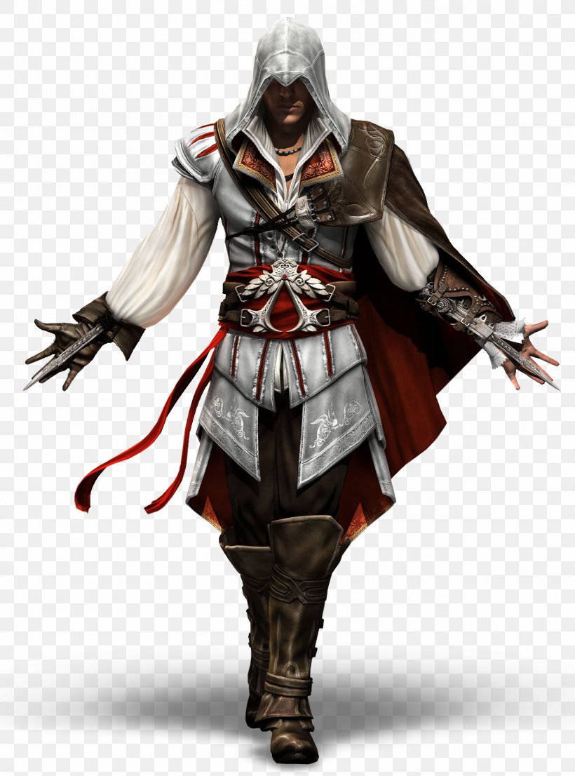 Assassin's Creed II Assassin's Creed: Revelations Assassin's Creed: The Ezio Collection Assassin's Creed: Ezio Trilogy Assassin's Creed: Brotherhood, PNG, 1306x1763px, Ezio Auditore, Action Figure, Armour, Assassins, Costume Download Free