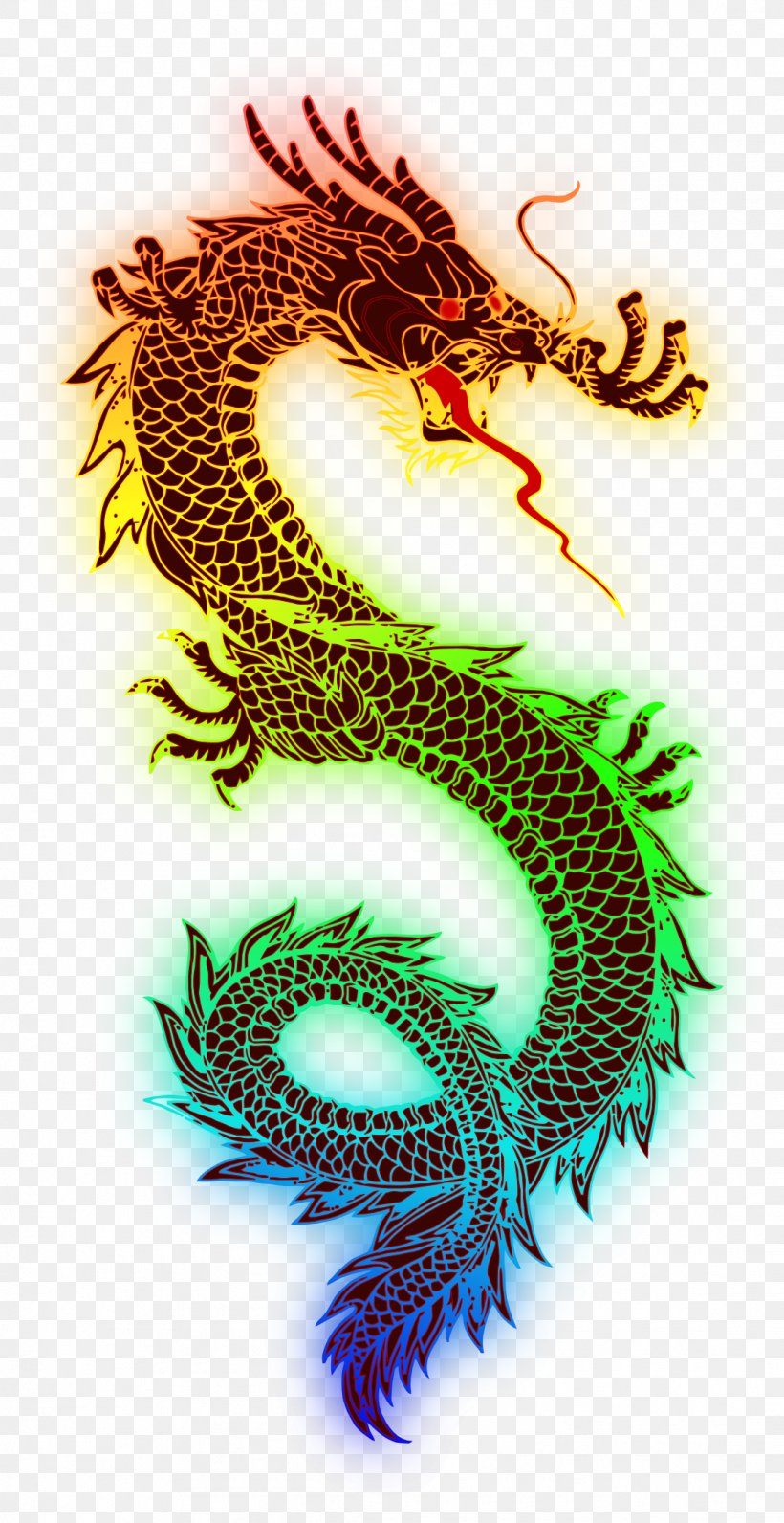 Hong Dragon Clip Art, PNG, 1111x2157px, Dragon, Art, Bumper Sticker, Chinese Dragon, Color Download Free
