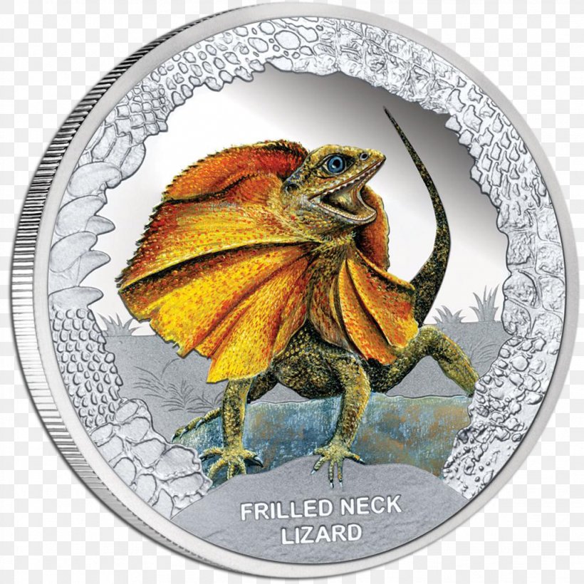 Reptile Frilled-neck Lizard Australia Coin, PNG, 1023x1023px, Reptile, Animal, Australia, Coin, Dollar Coin Download Free