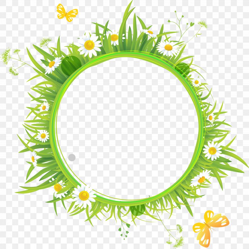 Picture Frames Clip Art, PNG, 6468x6460px, Picture Frames, Flora, Floral Design, Flower, Grass Download Free