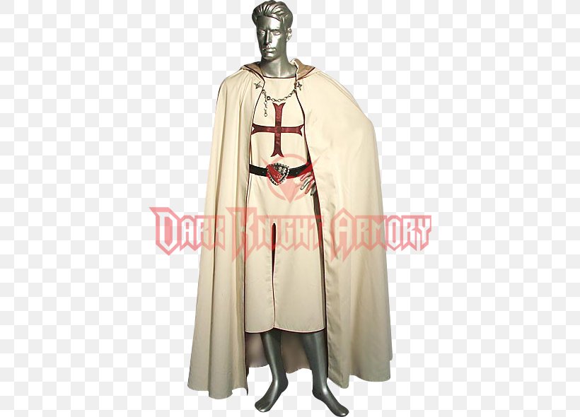 Robe Crusades Renaissance Middle Ages Cloak, PNG, 590x590px, Robe, Cloak, Clothes Hanger, Clothing, Coat Download Free