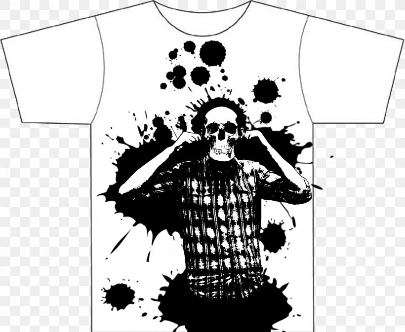 T-shirt Graphic Design Clothing, PNG, 2358x1936px, Tshirt, Art, Black, Black And White, Brand Download Free