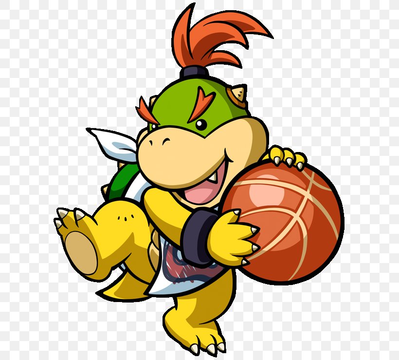 Bowser Mario Hoops 3-on-3 Princess Peach Super Mario Galaxy, PNG, 607x739px, Bowser, Artwork, Bowser Jr, Fictional Character, Game Download Free