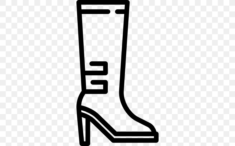 High-heeled Shoe Boot Clothing, PNG, 512x512px, Shoe, Area, Artificial Leather, Black, Black And White Download Free