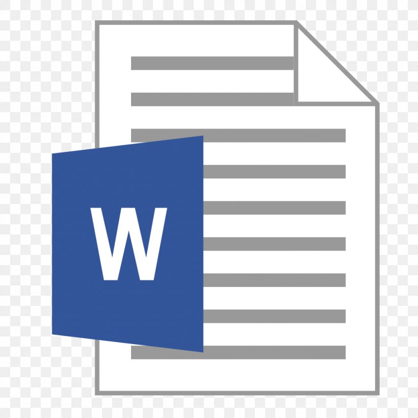 Microsoft Word Office Open XML Document Computer File, PNG, 1024x1024px ...