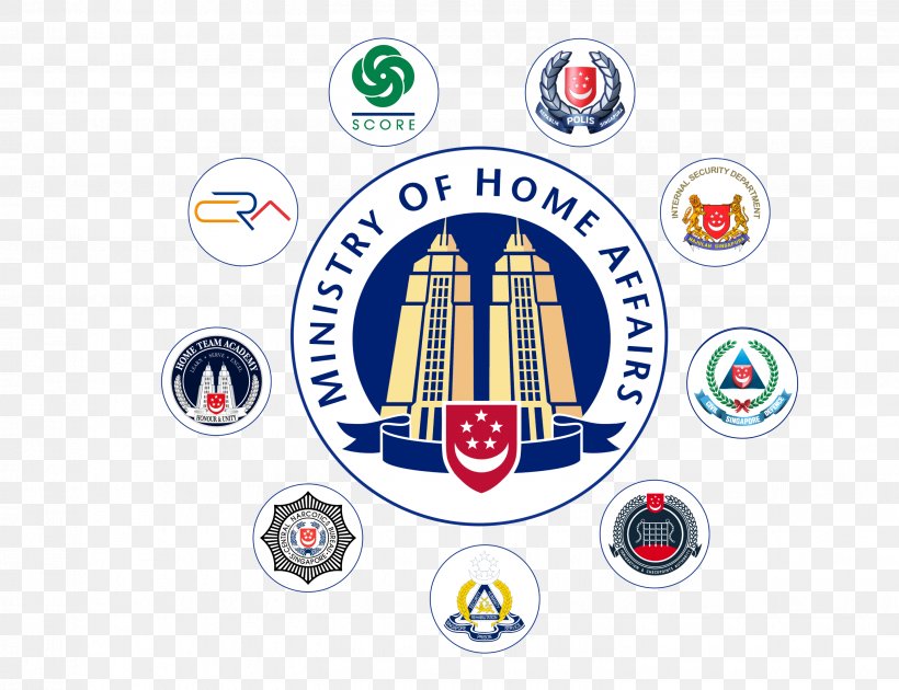 Ministry Of Home Affairs Minister For Home Affairs Singapore Police Force Singapore Civil Defence Force, PNG, 2854x2193px, Ministry Of Home Affairs, Area, Badge, Brand, Internal Security Department Download Free