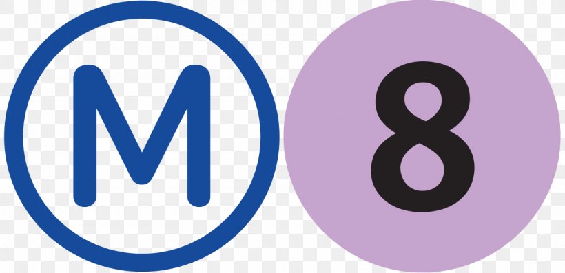 Paris Métro Line 8 Logo Paris Métro Line 1 RATP Group, PNG, 1280x620px, Logo, Area, Brand, Bus, Number Download Free