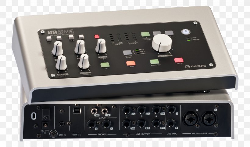 Steinberg Cubase Steinberg UR28M Sound Cards & Audio Adapters Interface USB, PNG, 2480x1456px, Steinberg Cubase, Analog Signal, Audio, Audio Crossover, Audio Equipment Download Free