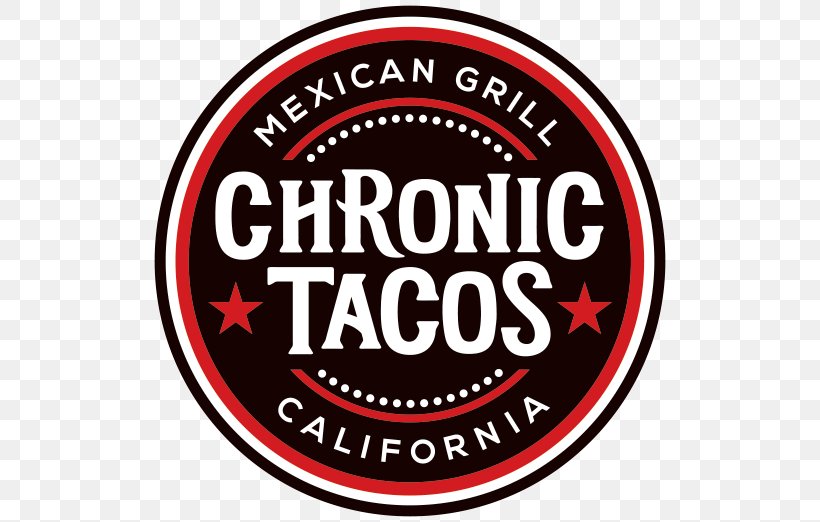 Chronic Tacos Mexican Cuisine Restaurant Menu, PNG, 522x522px, Taco, Area, Badge, Brand, Fast Casual Restaurant Download Free