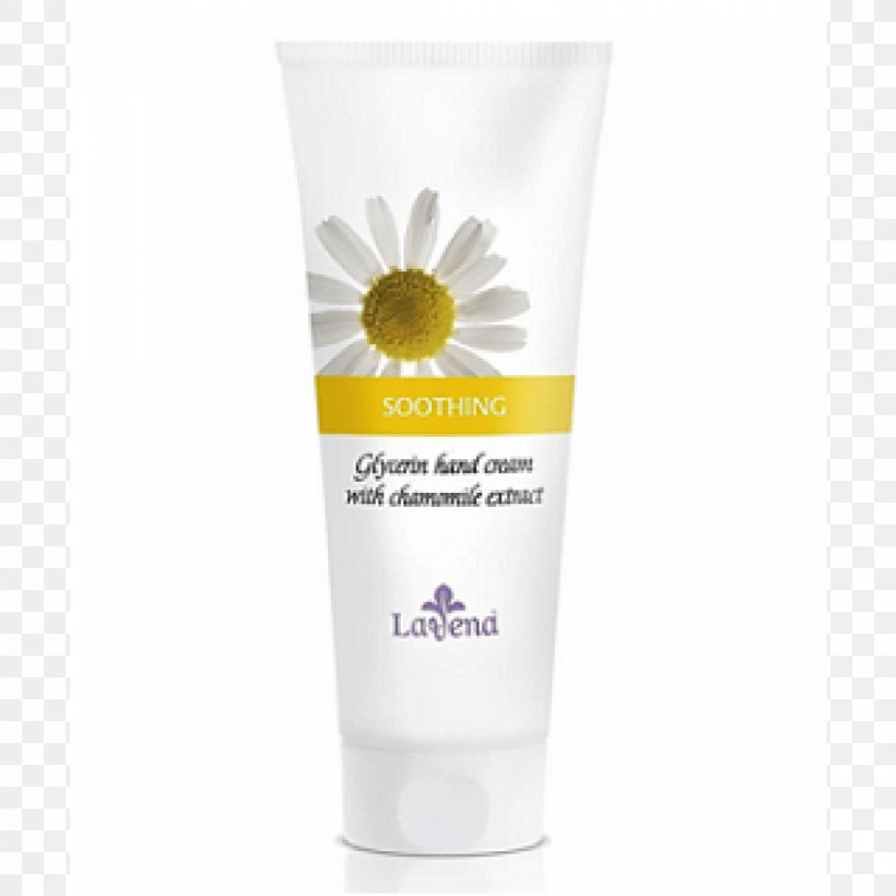 Cream Lotion Sunscreen Glycerol Chamomile, PNG, 1200x1200px, Cream, Chamomile, Extract, Glycerol, Lotion Download Free
