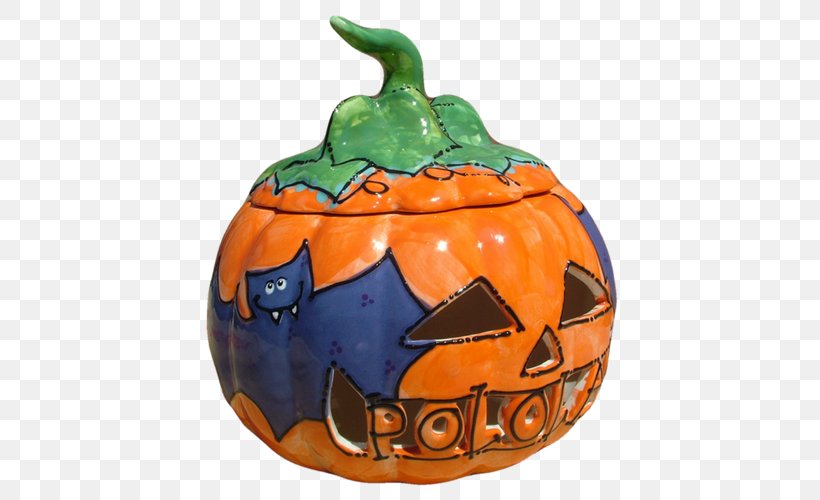 Jack-o'-lantern Pumpkin Gourd Pottery Ceramic, PNG, 500x500px, Jacko Lantern, Anniversary, As You Wish Pottery Painting Place, Calabaza, Ceramic Download Free