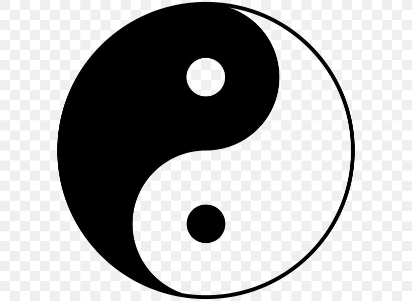 Yin And Yang Concept Taijitu Chinese Philosophy, PNG, 600x600px, Yin And Yang, Area, Black And White, Chinese Philosophy, Concept Download Free