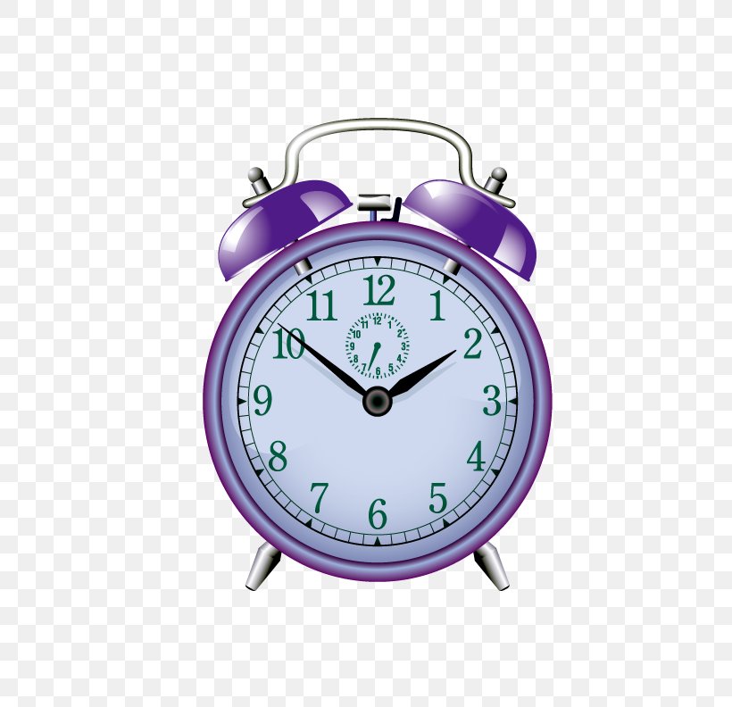 Alarm Clock Time Clock Clip Art, PNG, 612x792px, Clock, Alarm Clock, Drawing, Home Accessories, Purple Download Free