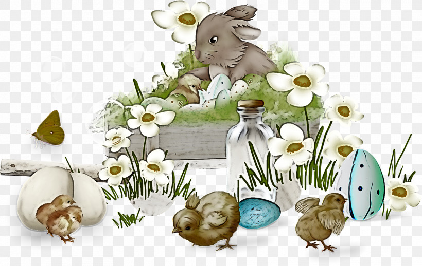 Hare Grass Mouse Plant Easter, PNG, 1872x1183px, Hare, Animal Figure, Easter, Flower, Grass Download Free