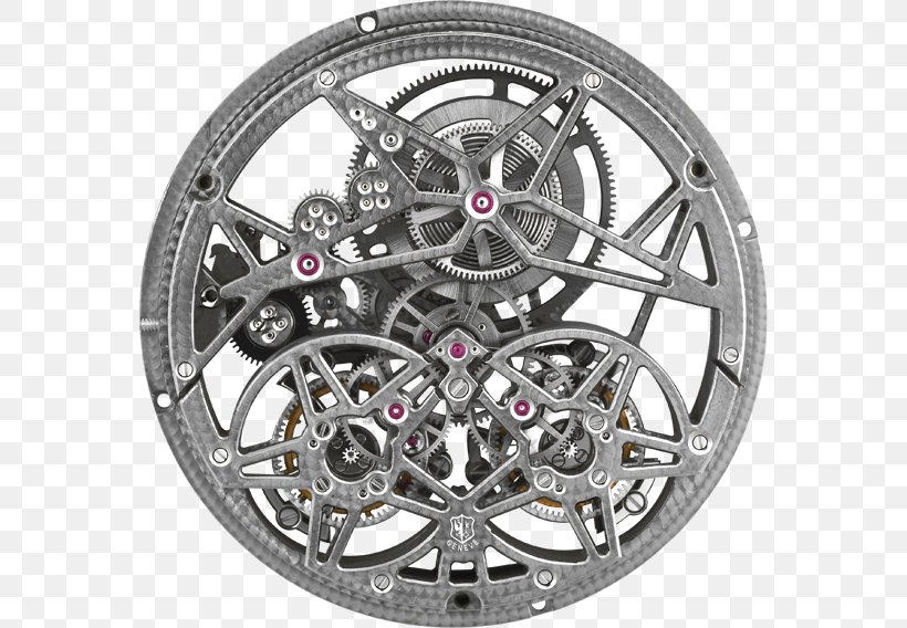 Roger Dubuis Skeleton Watch Tourbillon Clock, PNG, 568x568px, Roger Dubuis, Alloy Wheel, Audemars Piguet, Bicycle Part, Bicycle Wheel Download Free