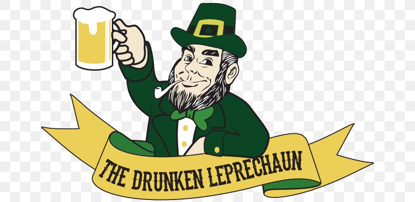 The Drunken Leprechaun Saint Patrick's Day Clip Art, PNG, 664x400px, Leprechaun, Brand, Facial Hair, Fictional Character, Food Download Free