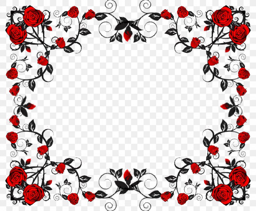 Flower Rose Clip Art, PNG, 850x700px, Flower, Area, Black And White, Branch, Cut Flowers Download Free