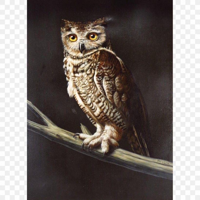 Great Horned Owl Oil Painting Photorealism, PNG, 1097x1097px, Owl, Art, Beak, Bird, Bird Of Prey Download Free