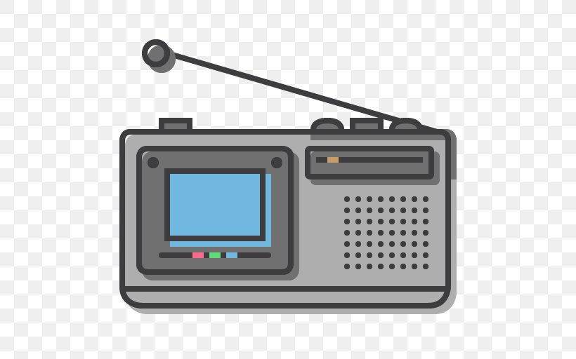 Radio Cartoon Broadcasting, PNG, 512x512px, Radio, Broadcasting, Cartoon, Communication Device, Drawing Download Free