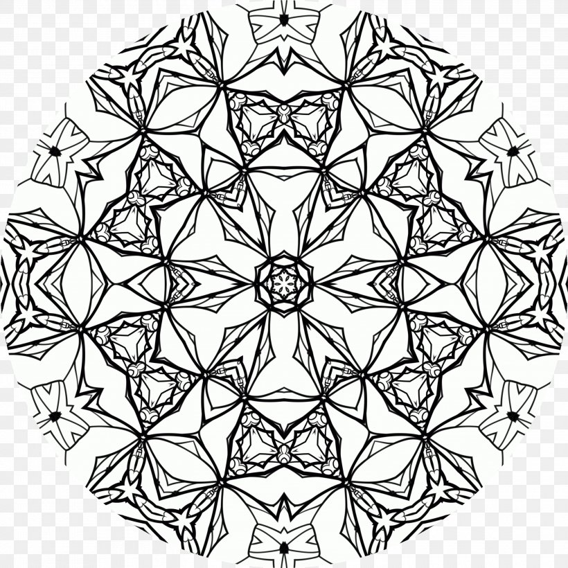 Symmetry Line Art Point Pattern, PNG, 3000x3000px, Symmetry, Area, Black And White, Leaf, Line Art Download Free