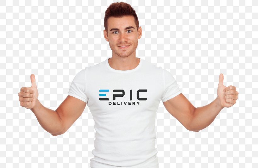 T-shirt Delivery Sleeveless Shirt Restaurant Business, PNG, 705x535px, Tshirt, Arm, Business, Clothing, Delivery Download Free