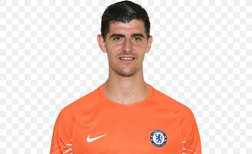 Thibaut Courtois Chelsea F.C. 2017–18 Premier League Belgium National Football Team UEFA Champions League, PNG, 500x500px, Thibaut Courtois, Belgium National Football Team, Chelsea Fc, Chin, Football Download Free