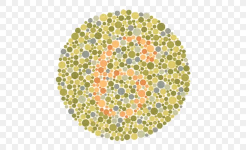 Color Blindness Ishihara Test Visual Perception Color Vision, PNG, 500x500px, Color Blindness, Achromatopsia, Blindness, Color, Color Vision Download Free
