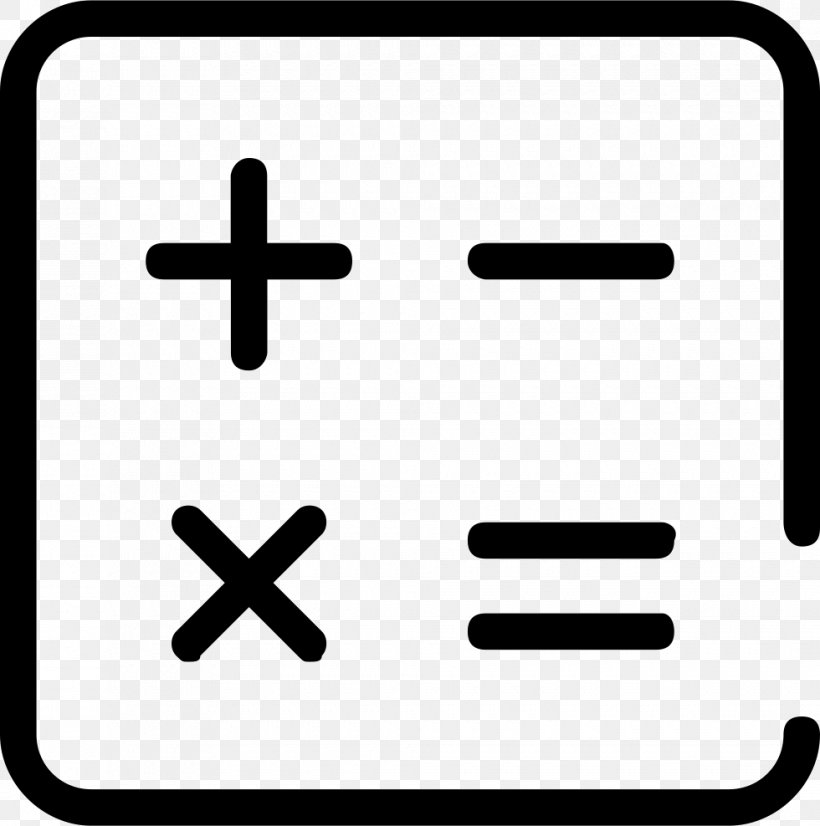 Mathematics Symbol Mathematical Notation Plus And Minus Signs, PNG, 980x988px, Mathematics, Black And White, Calculation, Mathematical Notation, Multiplication Download Free