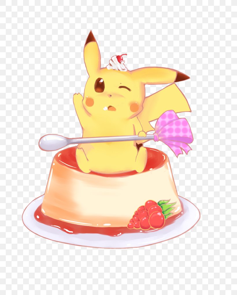 Pikachu Flan Cupcake Kawaii, PNG, 785x1017px, Pikachu, Birthday Cake, Cake, Cake Decorating, Cuisine Download Free
