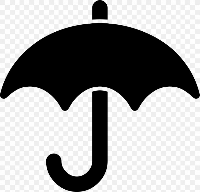 Umbrella Icon Design, PNG, 981x944px, Umbrella, Black, Black And White, Icon Design, Monochrome Photography Download Free