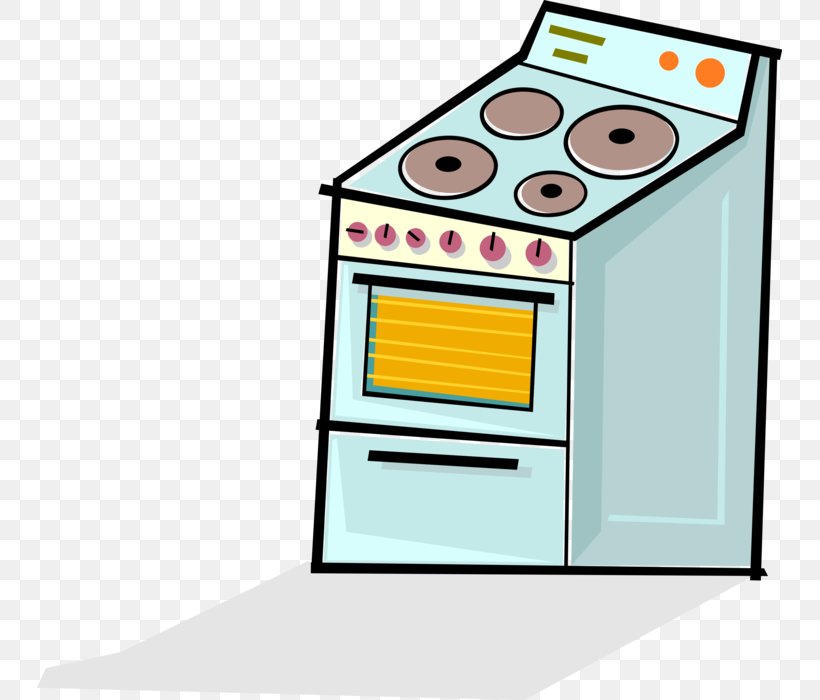 Cooking Ranges Stove Oven Clip Art, PNG, 745x700px, Cooking Ranges, Area, Baking, Brenner, Cartoon Download Free